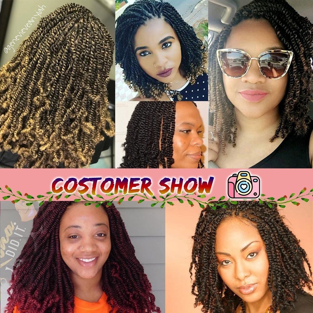 12 Colors Jamaican Crochet Braids Synthetic Braiding Hair