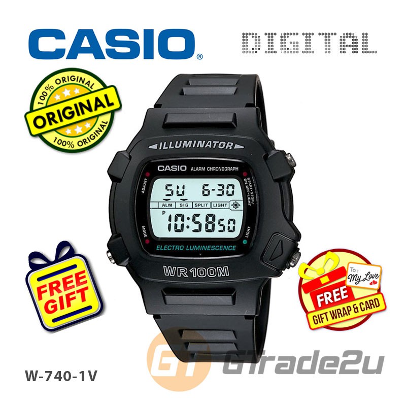 casio w 740