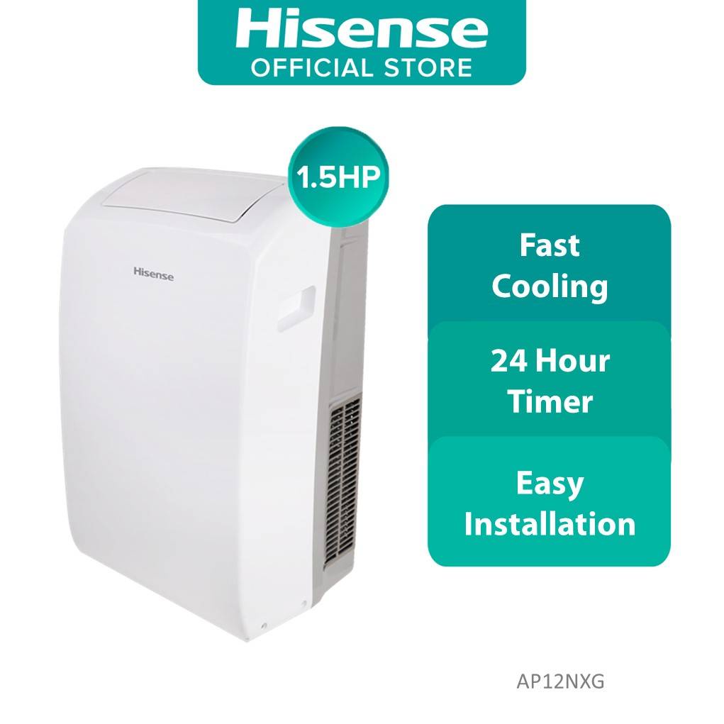 [NEW MODEL] Hisense R32 1.5 HP Portable Air Conditioner AP12NXG (KLANG