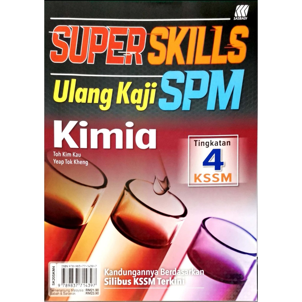 Buku Rujukan Super Skills Ulang Kaji Spm Kssm Kimia Tingkatan 4 Shopee Malaysia