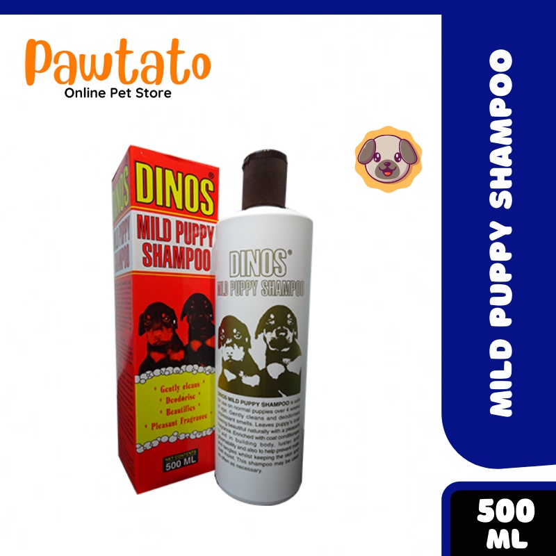 Dinos Mild Shampoo For Dogs & Puppies (500ml) Shampoo Anjing Kutu