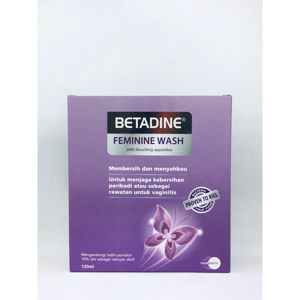 Betadine Feminine Wash with Douching Apparatus 120ml Shopee Malaysia