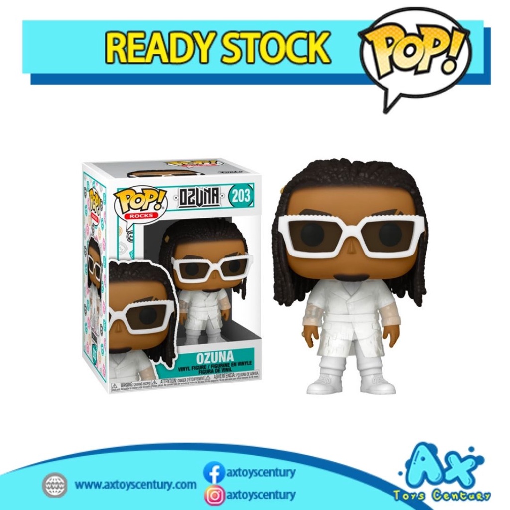Funko Pop! Rocks: Ozuna #203 100% Genuine