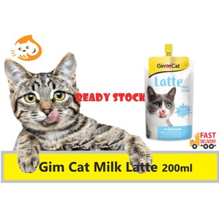 200ml GIMCAT Latte for Cats Cat Milk Susu Kucing  Shopee Malaysia