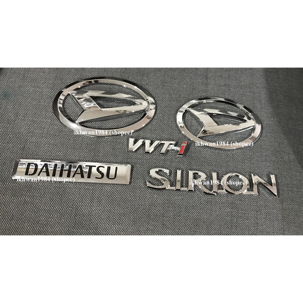Logo Daihatsu Sirion VVti Perodua Myvi 2018 Myvi Icon Ikon 