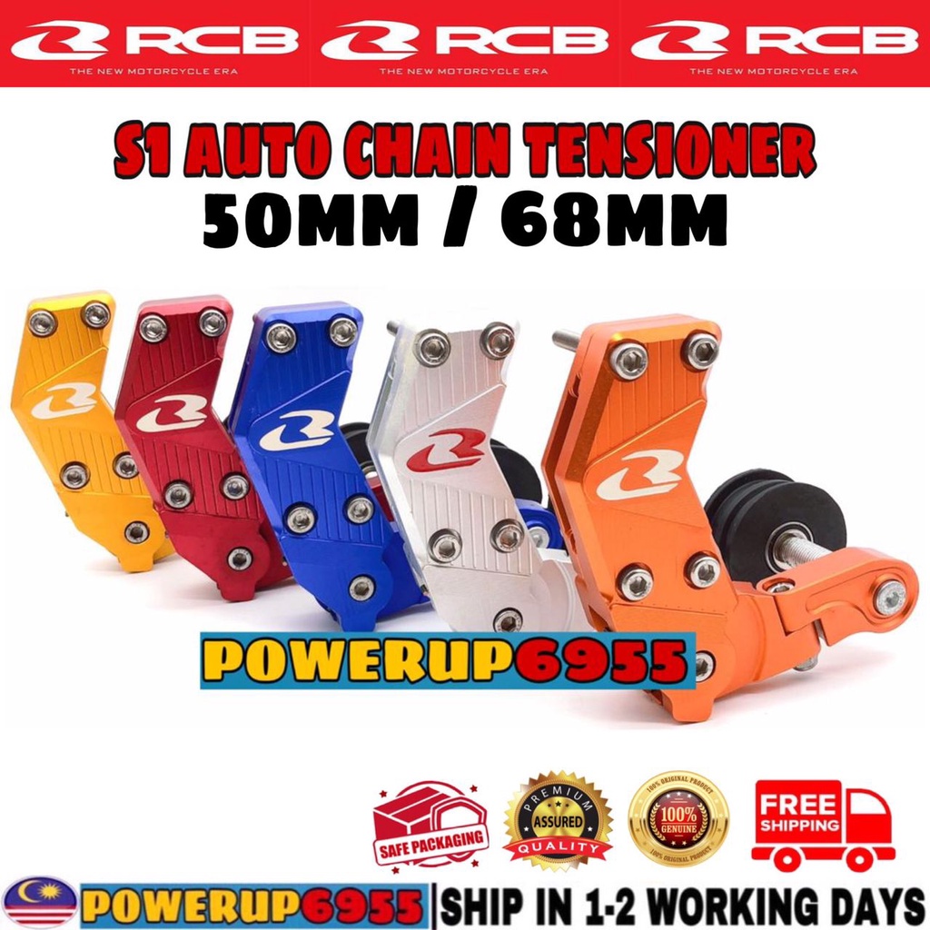RCB S1 AUTO CHAIN TENSIONER 50MM 68MM LC135 V1V6 / LAGENDA / Y15ZR Y15