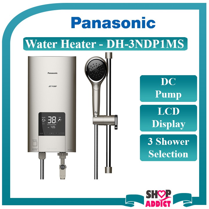 Panasonic DH-3NDP1MS Instant Water Heater/ Shower (Jet Pump) | Shopee  Malaysia