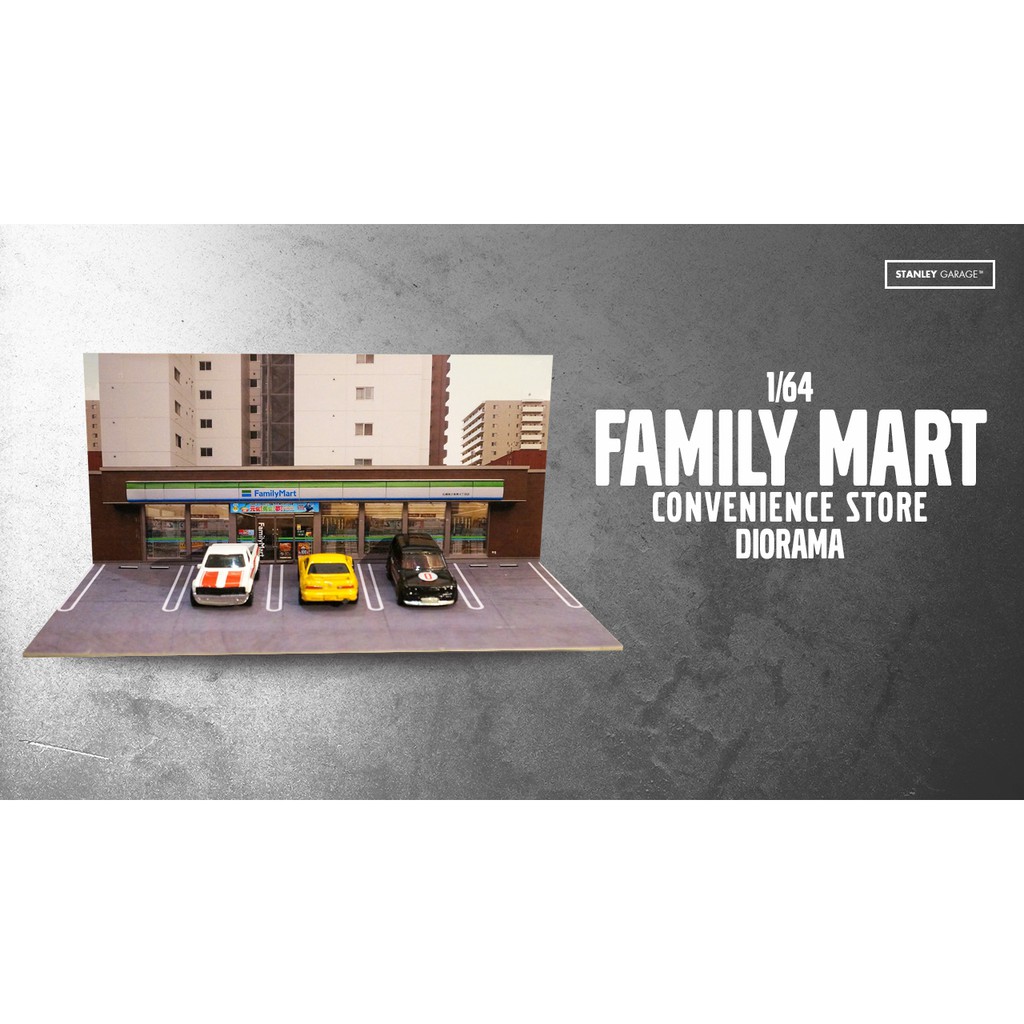 1 64 Family Mart Convenience Store Diorama Shopee Malaysia