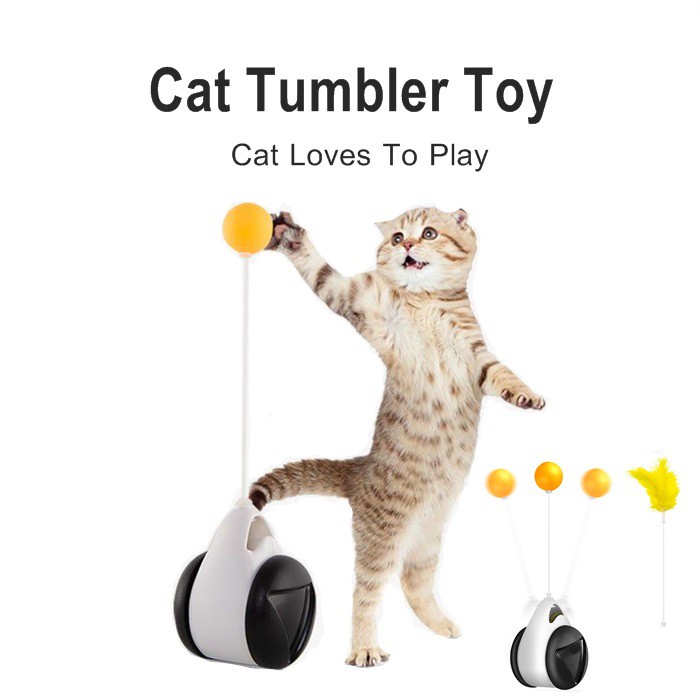 Smart Cat Toy WIth Wheels Automatic No Need Recharge Cat Toys