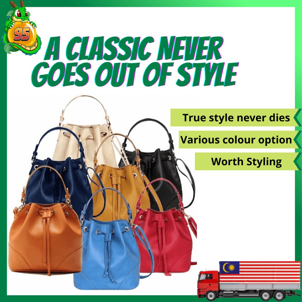 Classic Beg Tangan Klasik Elegan Handbag Mango Bucket Tote Bags Easy Carry Ready Stock Purse Casual Business Shopee Malaysia