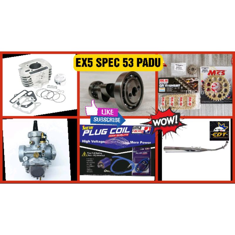 Honda Ex5 Spec 53 Padu Shopee Malaysia