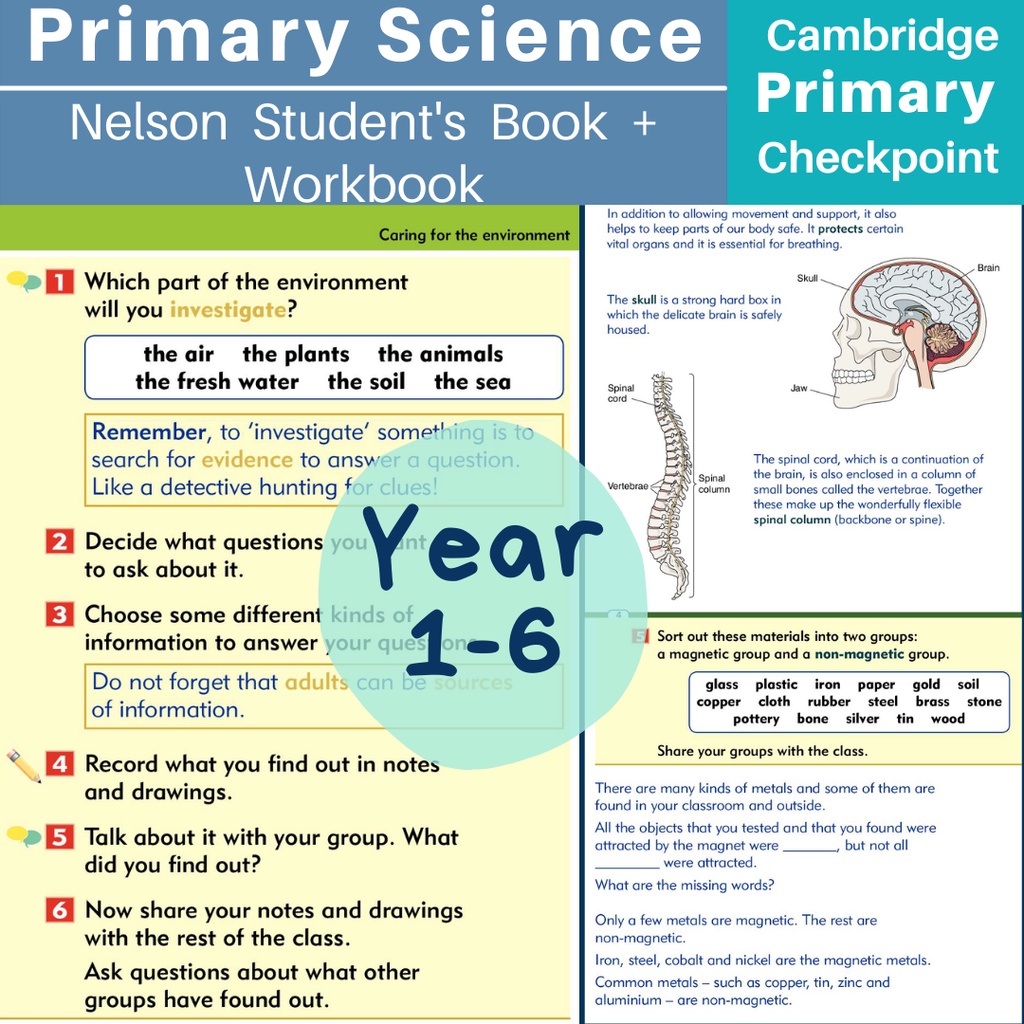 11n international school science workbook primary science student book stage year 1 6 cambridge primary checkpoint shopee malaysia
