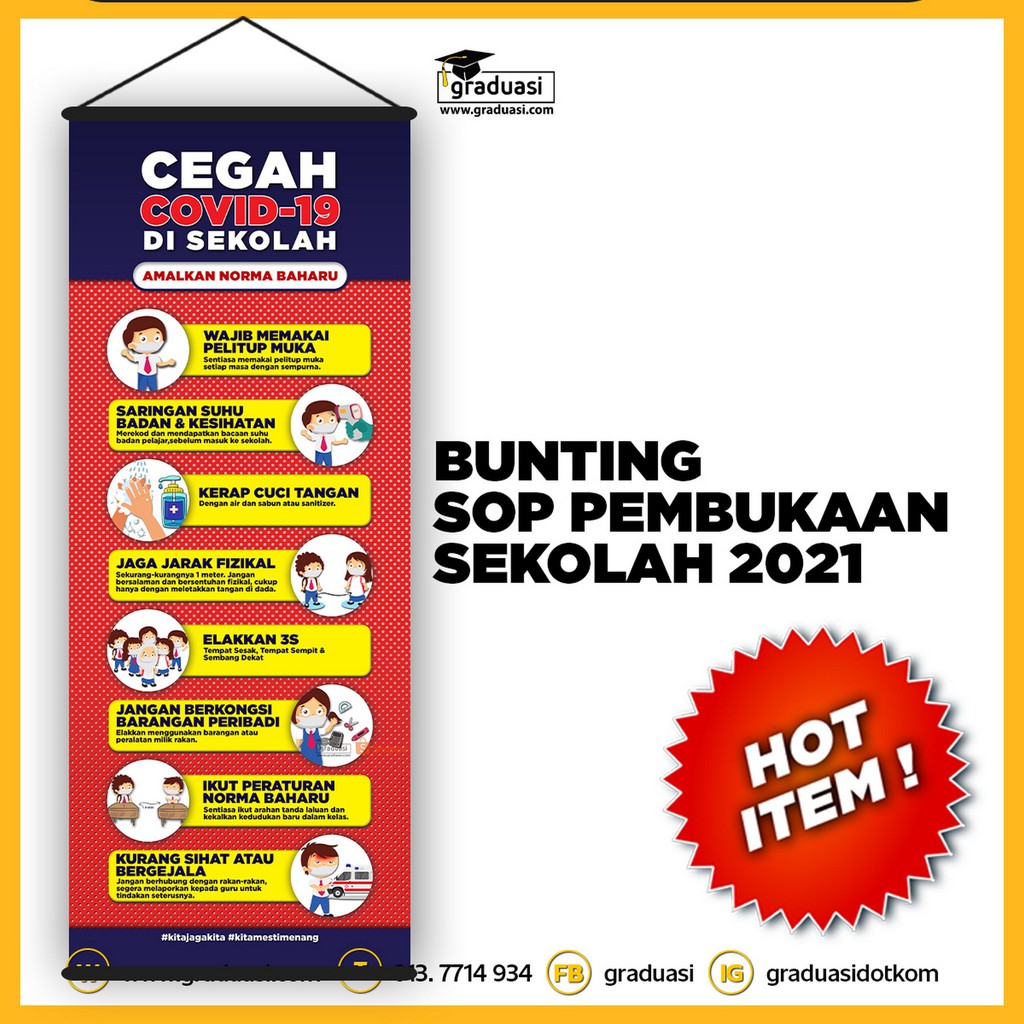 Sop Pembukaan Sekolah Kembali Ke Sekolah Covid 19 Shopee Malaysia