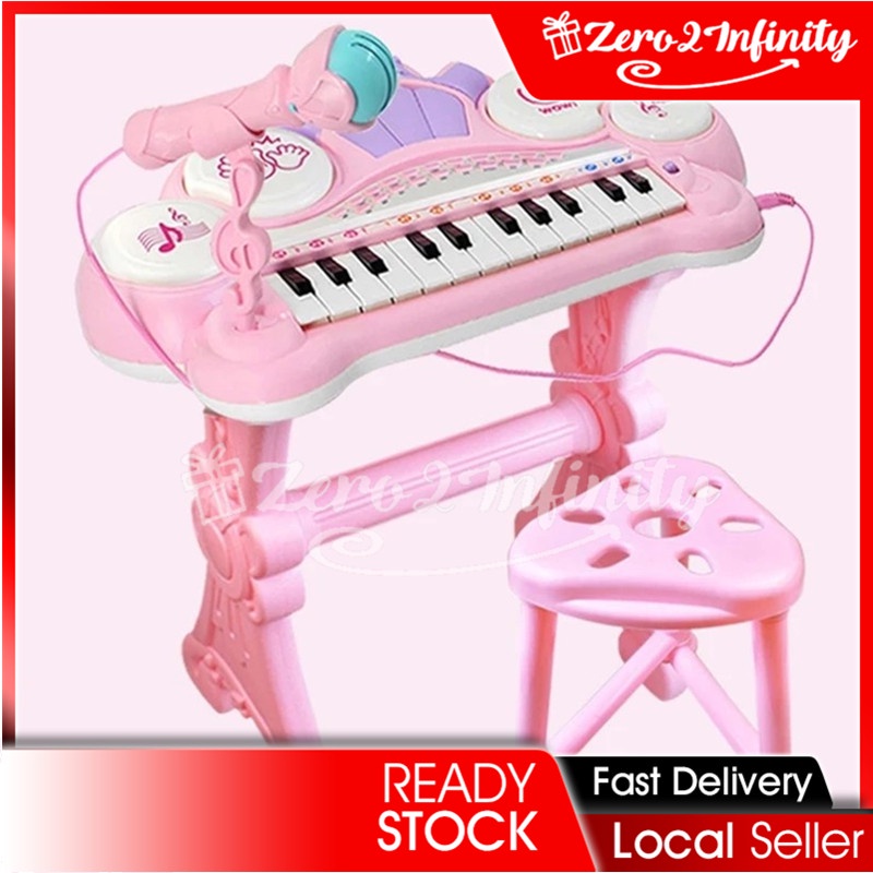 【Z2I】24 Keys Electronic Keyboard Piano Organ Toy Children Musical Instrument Kids Toy