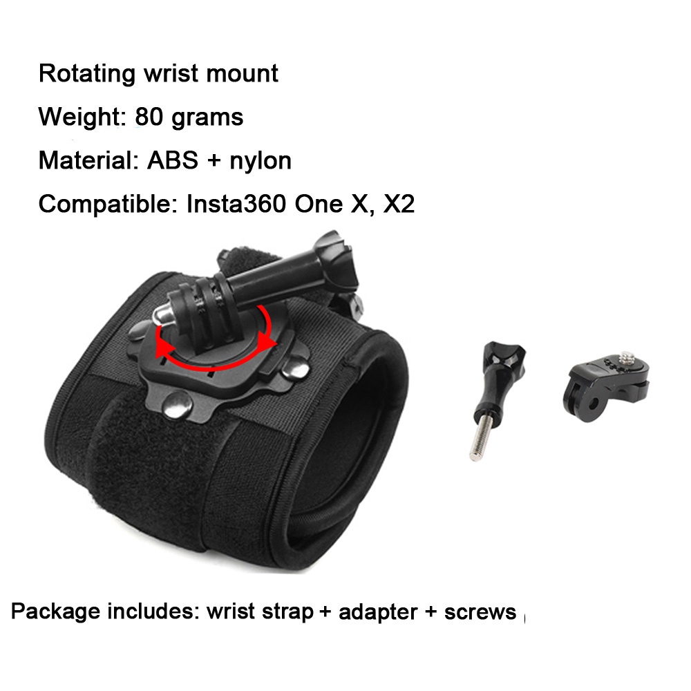 Accessories Kit for Insta360 One X2/X/One R/GoPro Hero,Quick Release Head  Mount+Backpack Clip+Chest Strap+Wristband Body Holder | Shopee Malaysia