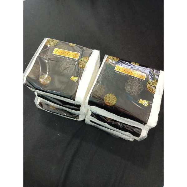 Royal Gold Tissue Luxurious Napkins 80mg x 6pcs Shopee Malaysia