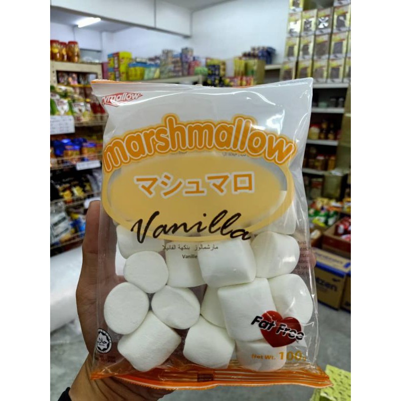 Cvmallow Plain White Marshmallow 100g Shopee Malaysia