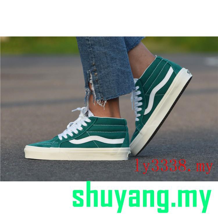 vans sk8 mid green