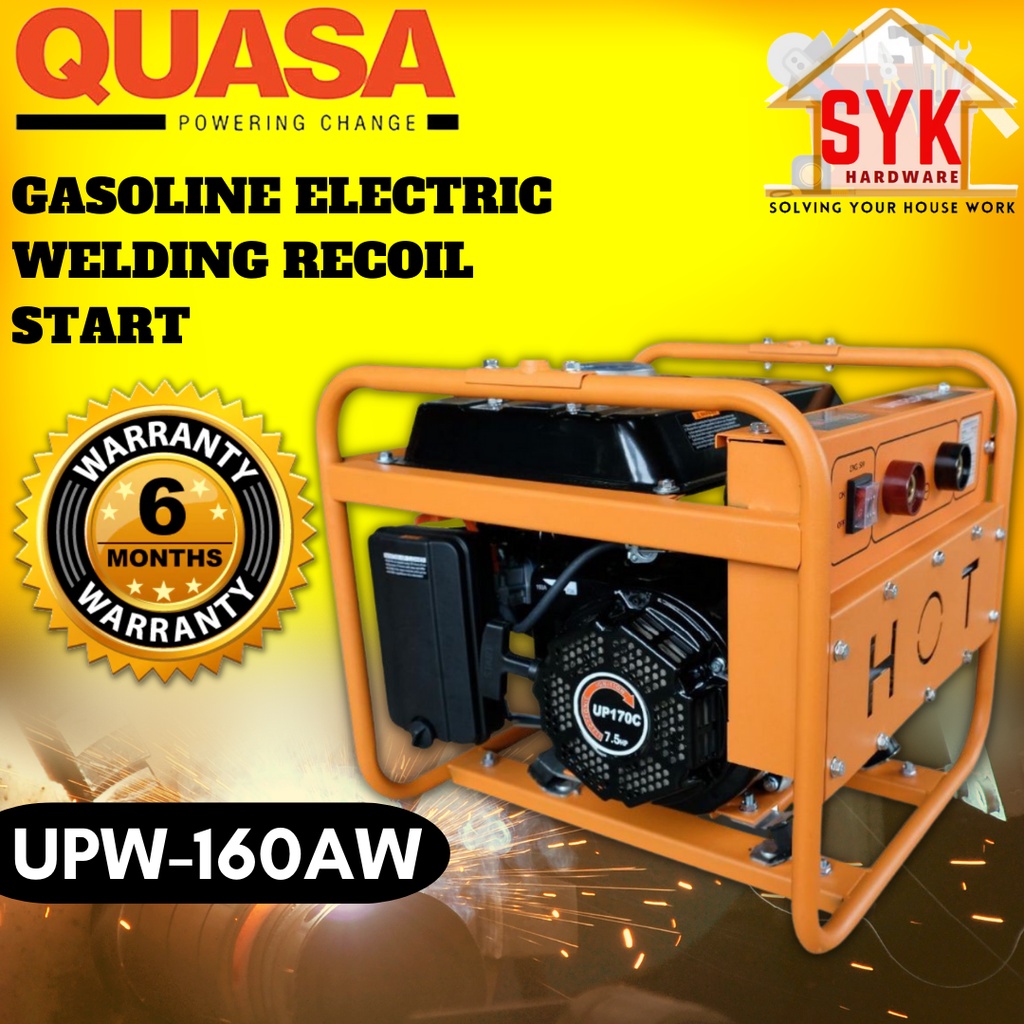 SYK Quasa UPW160AW Gasoline Engine Welding Machine Generator Recoil