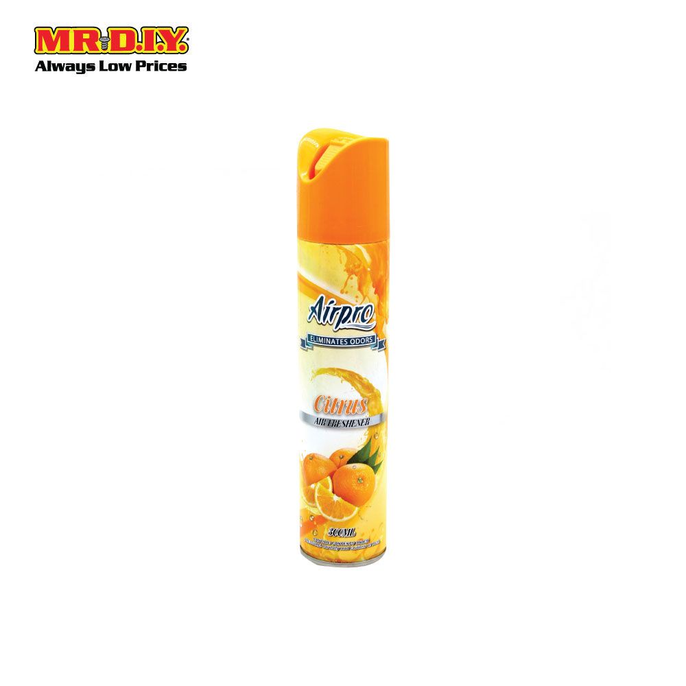 MR.DIY AIRPRO Air Freshener Spray In Citrus Fragrance 300ML Shopee