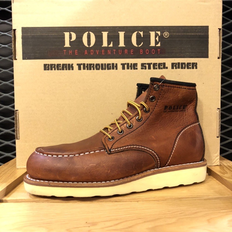 [ORIGINAL] POLICE SAFETY BOOT SHOE ( 199 91594K78 ) Shopee Malaysia