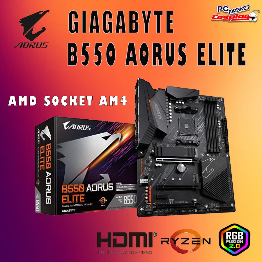 GIGABYTE B550 AORUS ELITE B550 CHIPSET SOCKET AM4 MOTHERBOARD(NEW ...