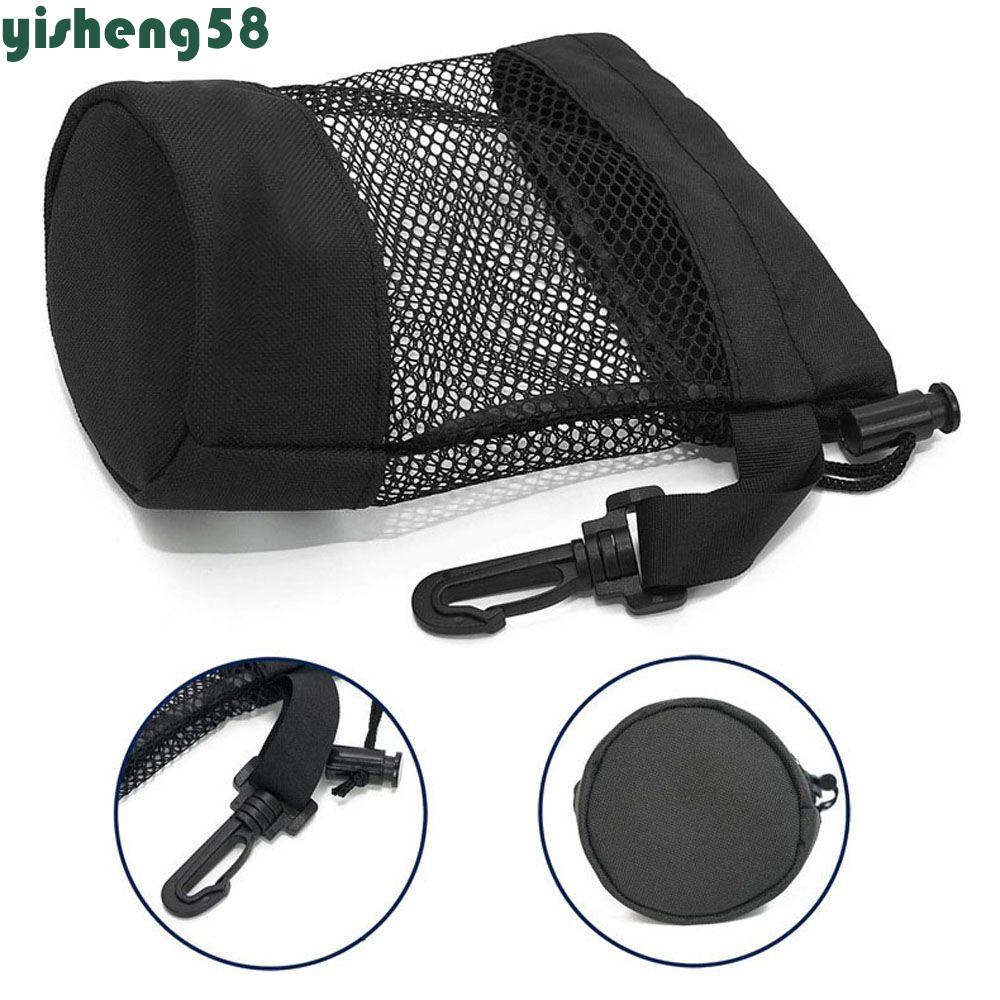 YISHENG Durable Golf Ball Bag Sporting Goods Storage Bag Golf Ball Pouch Portable Golf Accessories Nylon Golf Ball Container Mesh Net Bag High Quality Golf Pouch/Multicolor