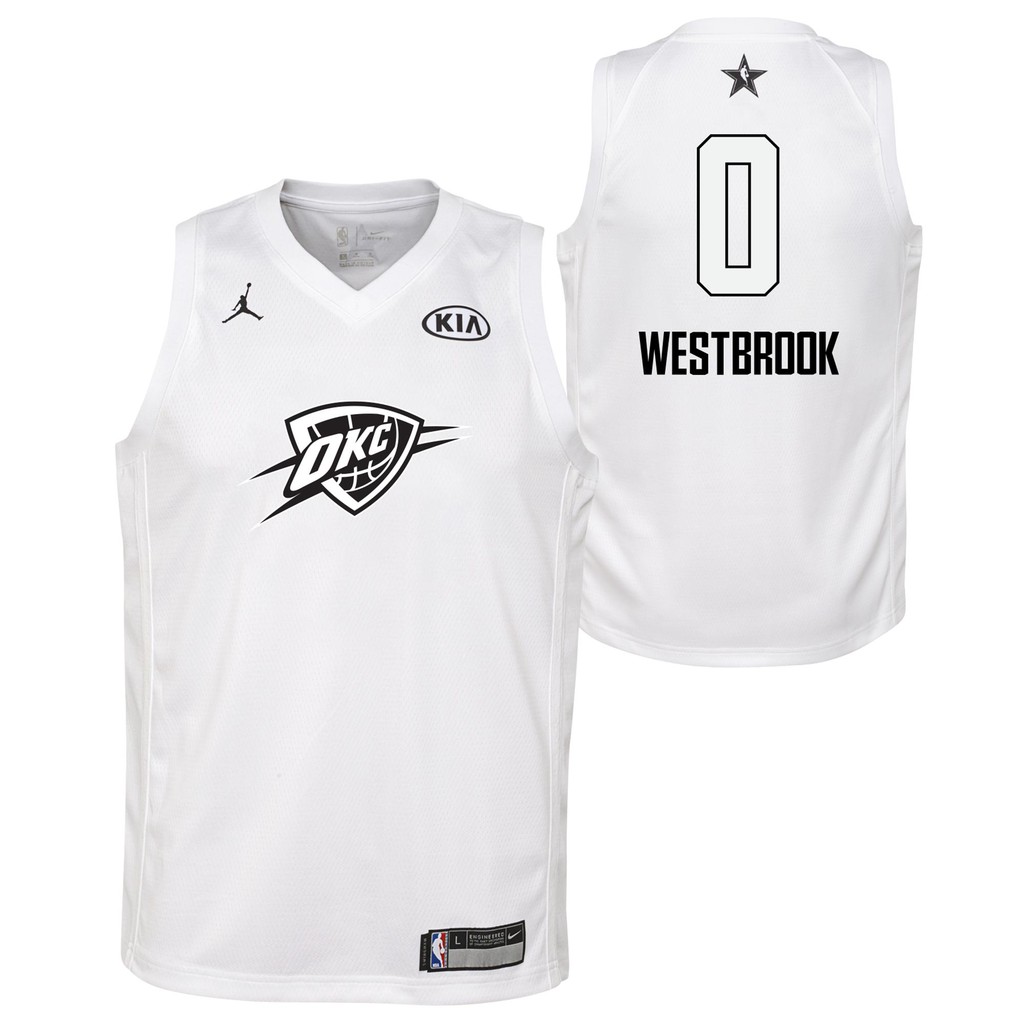 oklahoma city thunder white jersey