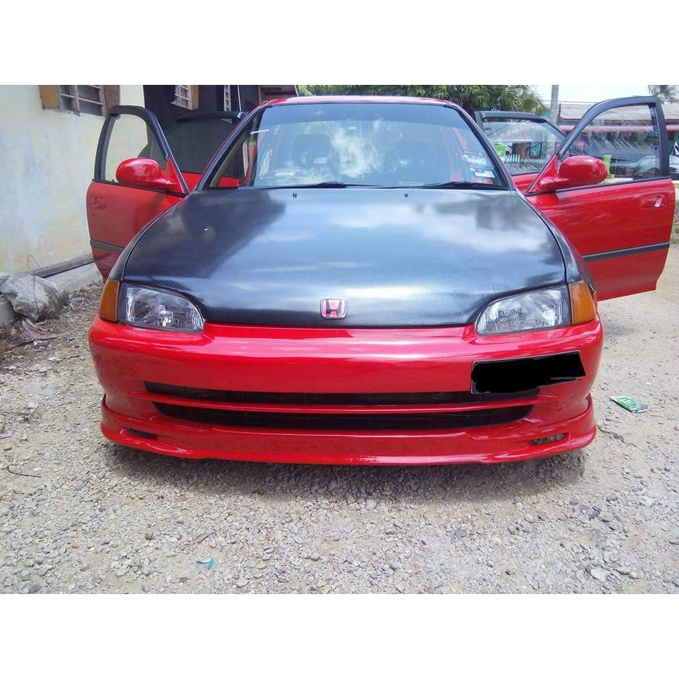 HONDA CIVIC FERIO EG8 EG9 SR4 LIP PU MUGEN SKIRTING #MOMOKVTEC | Shopee ...