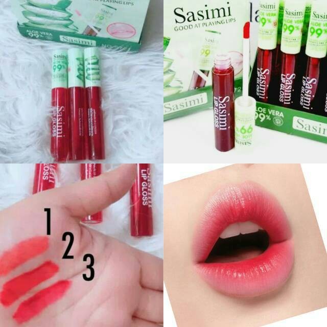 Lipgloss  Sasimi Aloe Vera 99% Lip Gloss Original