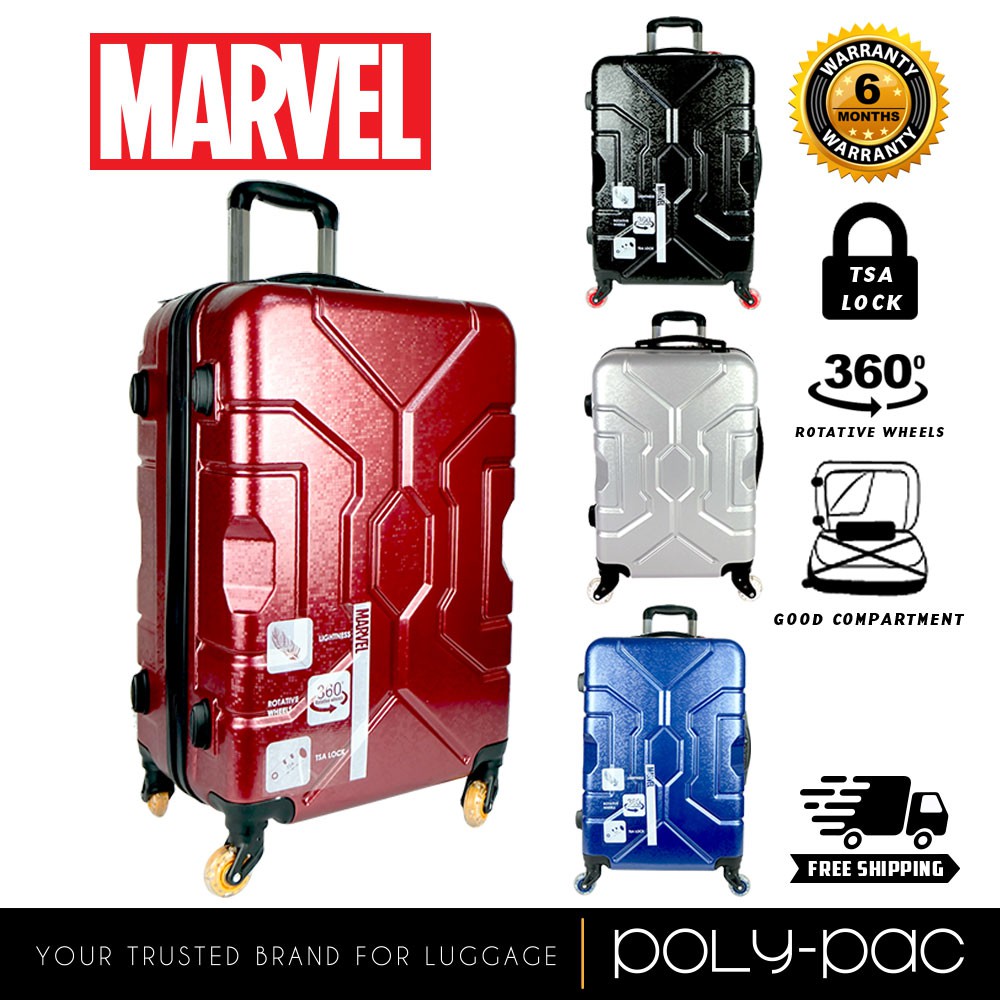 marvel hard case luggage