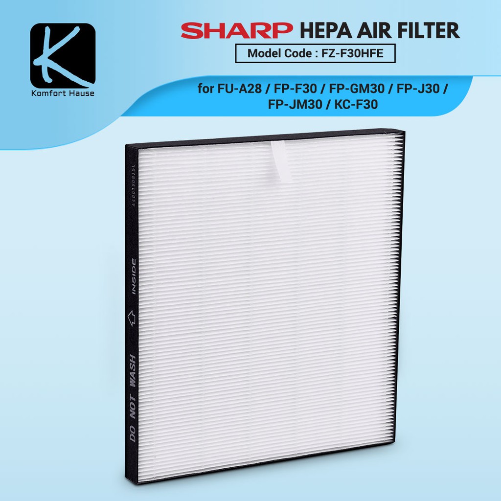 ORIGINAL SHARP FZ-F30HFE FZF30HFE FZY28FE HEPA filter penapis udara FPF30LH FPGM30LB KCF30LW FPJ30LB FPJM30LB FUA28EW | Shopee Malaysia
