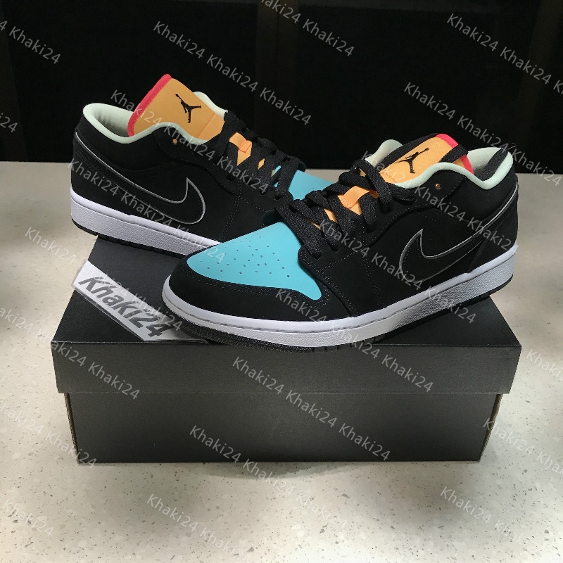 Air Jordan 1 Low Aj1 Black Blue And Yellow Stitching Suede Men S Low Ck3022 013 Shopee Malaysia