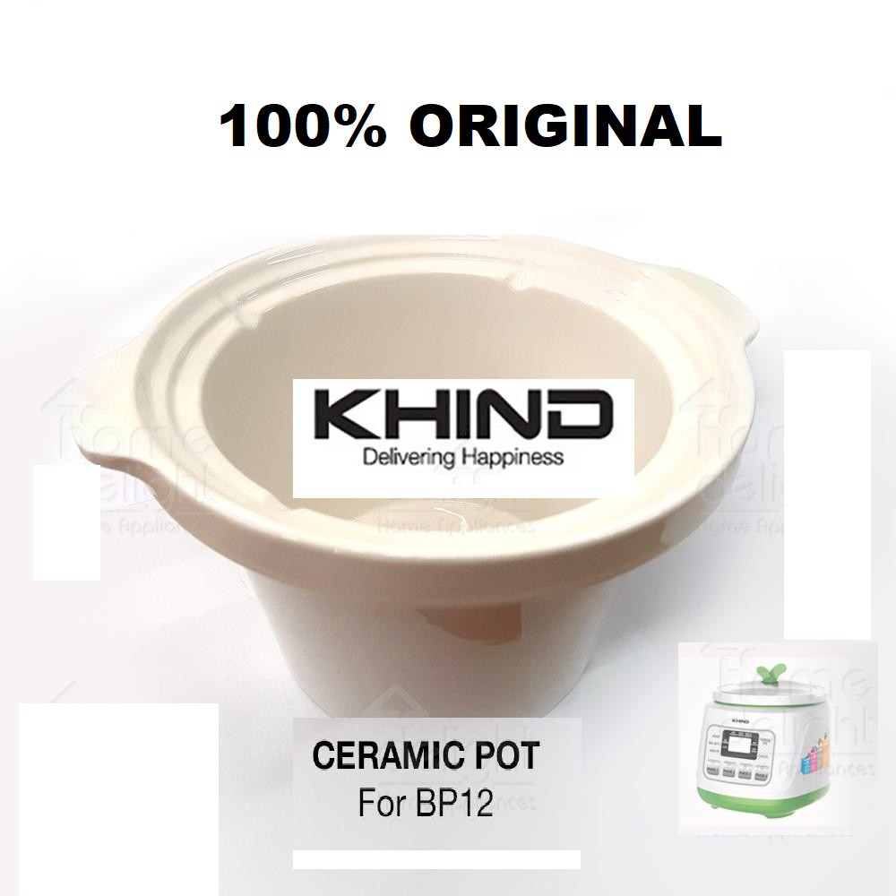 Khind BP12 Baby Porridge Cooker LID COVER/CeramicPot (100% Original)