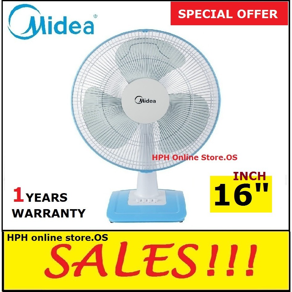 Midea 12 Table Fan Mf 12ft17nb Kipas Meja Midea 16 Table Fan Mf 16ft17nb Shopee Malaysia