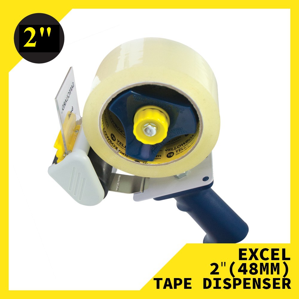 Handheld Heavy Duty Opp Tape Dispenser Carton Sealer 2" Excell EC 233