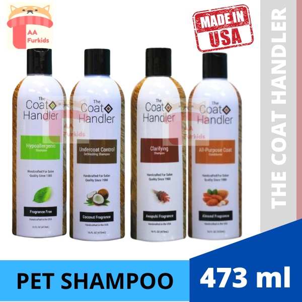 The Coat Handler Pet Shampoo & Conditioner For Cats & Dogs 473ml