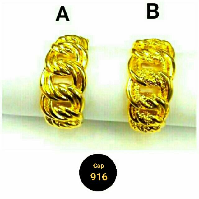 Cincin Coco Licin Pasir Emas Korea 24K Cop 916 Shopee Cincin Coco Licin Pasir Emas Korea 24K Cop 916 Shopee