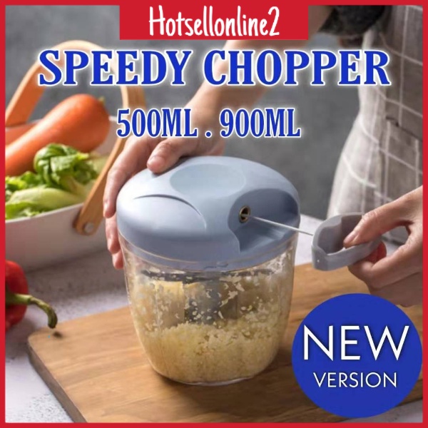 HOT_500ML 900ML SPEEDY CHOPPER / PENCINCANG / GRINDER / BLENDER / PULL CUTTER / MINI CHOPPER / HAND PULL CHOPPER