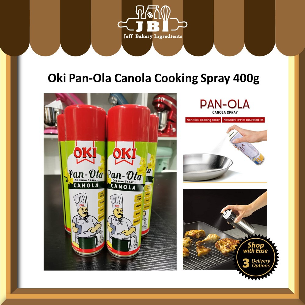 OKI PAN-OLA Canola Cooking Spray 400g Non-Stick