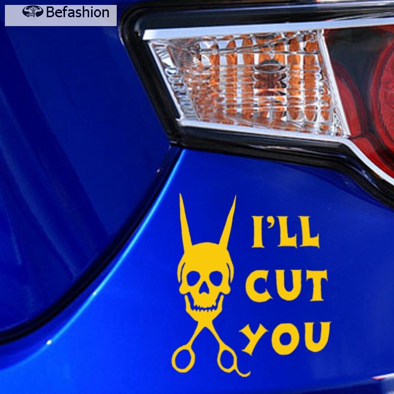Bf Cars I Ll Cut You Hair Stylist Hairdresser Funny Humor Car