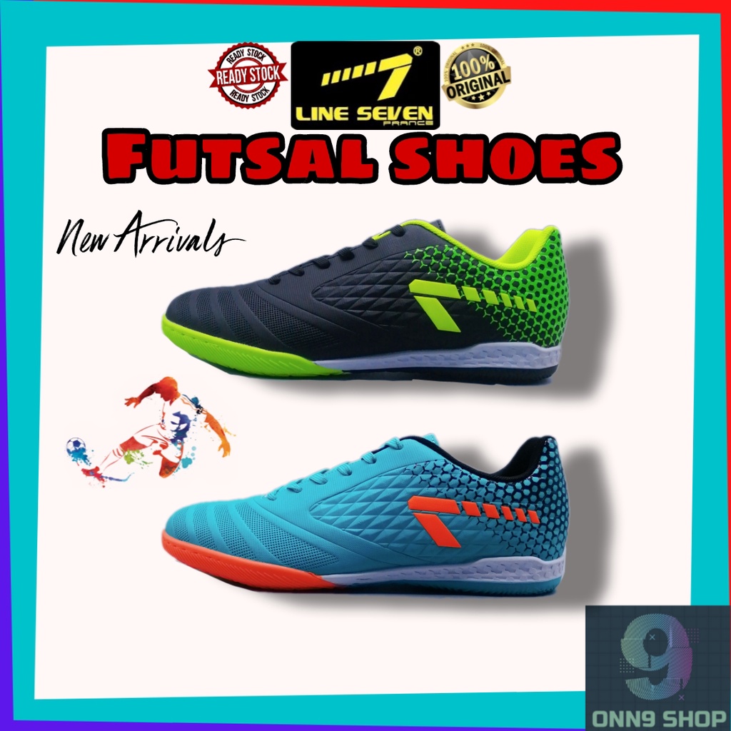 Line 7 Futsal Shoes/Indoor Soccer Shoes/Kasut Futsal/Blade 1 Xi (SR ...