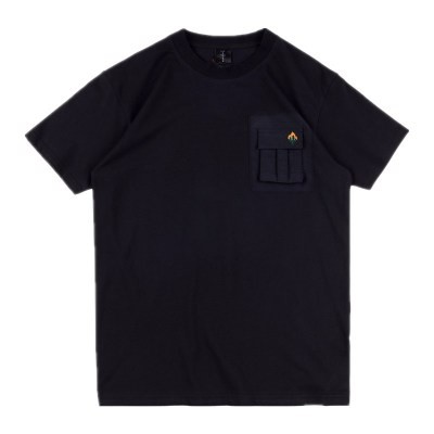 QUALITY  Travis Cactus Jack Short Sleeve T cactus embroidery micro label pocket tide tee