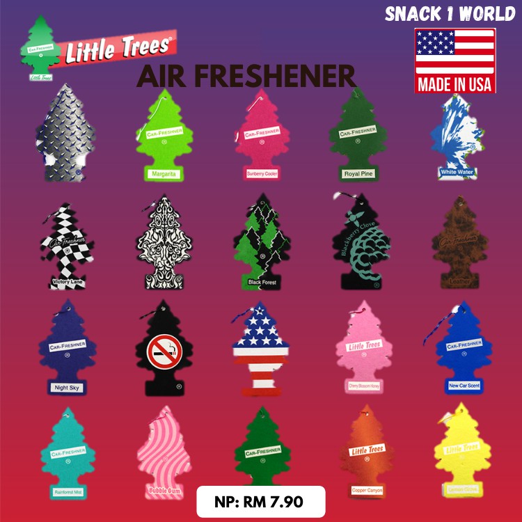 Original From Usa Little Trees Air Freshener Assorted Shopee Malaysia