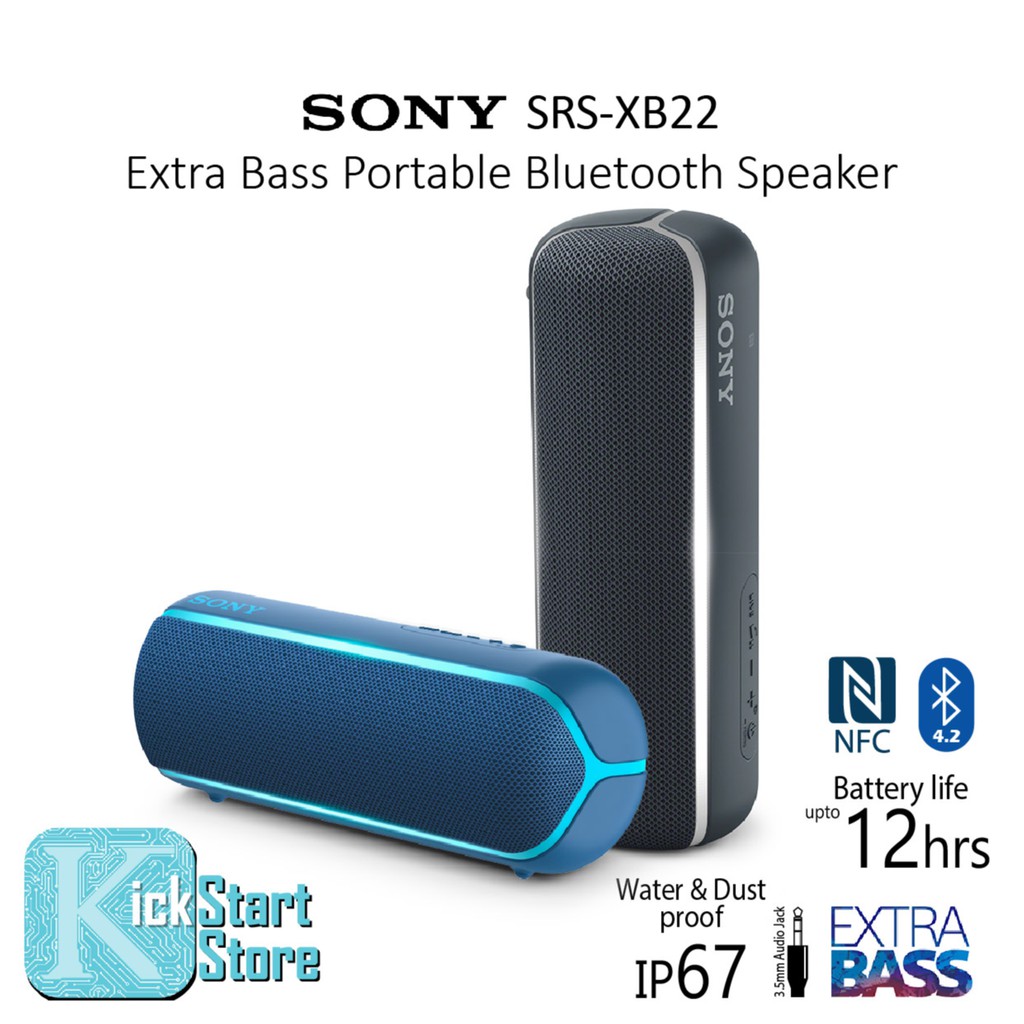 sony bluetooth speaker xb22