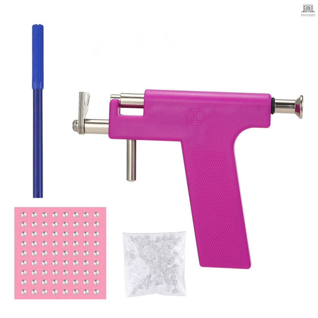 Ear Piercing Gun Set Safety Ear Nose Navel Body Piercing Gun Kit Set