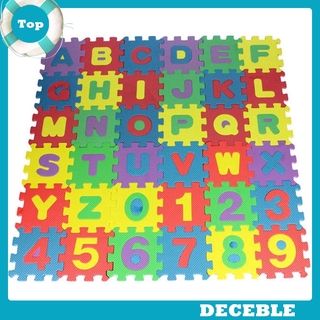36pcs Kids Foam Floor Play Mat Eva Soft Letters Number Learning