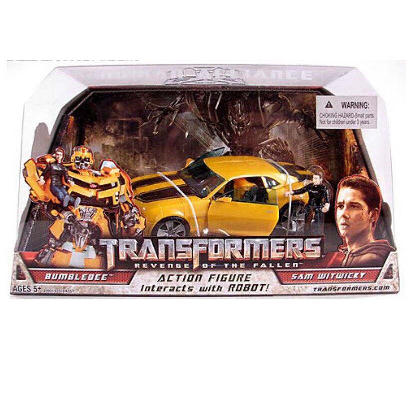Transformer Bumblebee and Sam Chevrolet Camaro Action Figure Robot Movie Version model