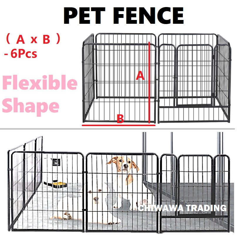 6 Pcs Pet Dog Cat Rabbit Cage Crate House Home / Rumah Haiwan Anjing Kucing Sangkar 1