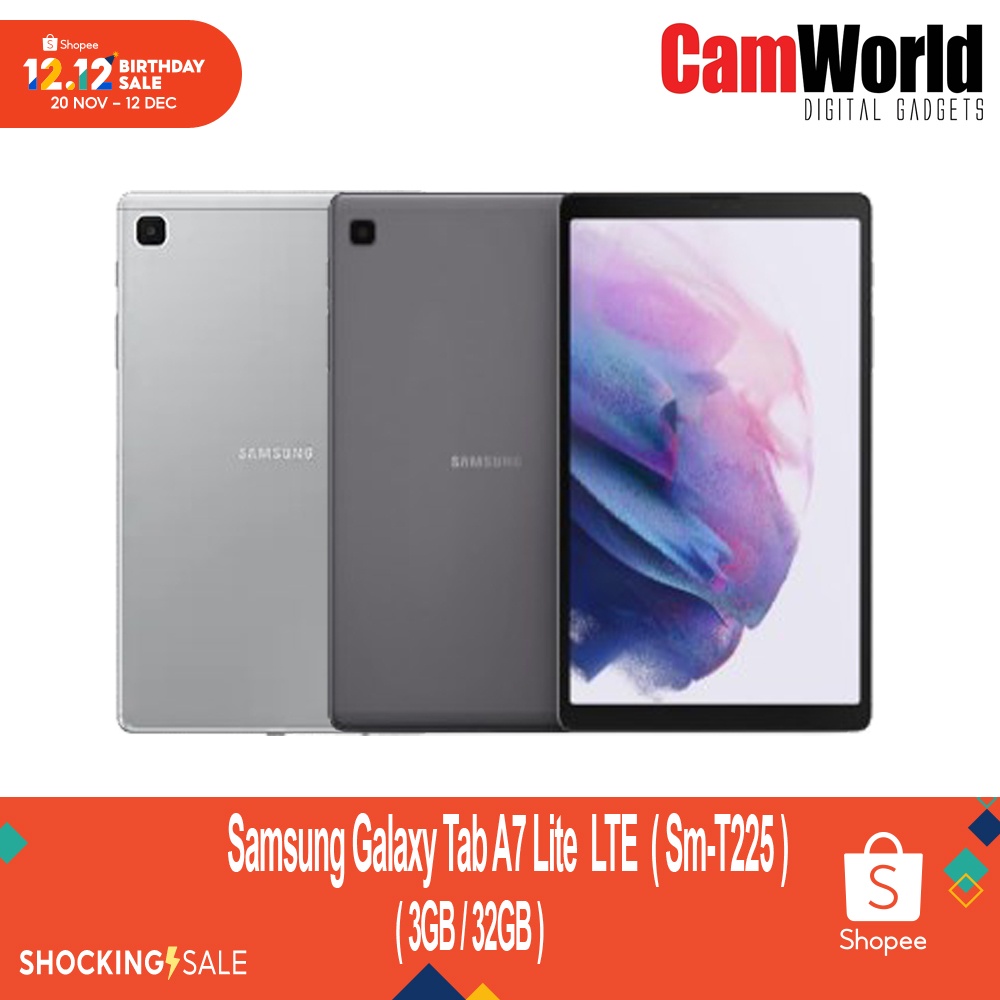 Samsung Galaxy Tab A7 Lite LTE ( SM-T225 ) 3GBRAM + 32GB ROM | Shopee ...